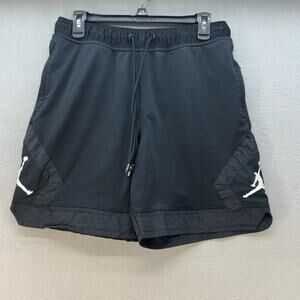 Nike Jordan Men's Basketball Shorts Size M Black Standard Fit Athlete Athleisure